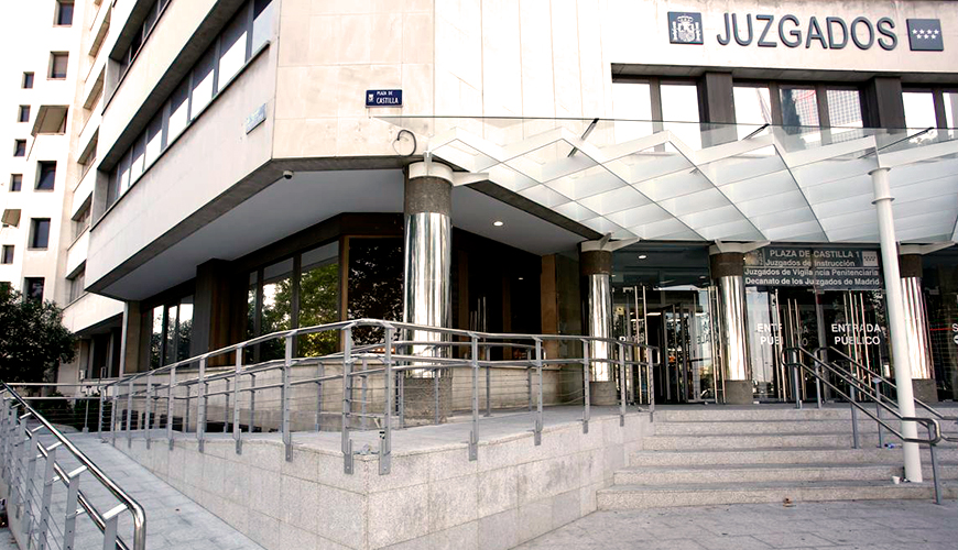 juzgados de plaza de castilla. ministerio de justicia.